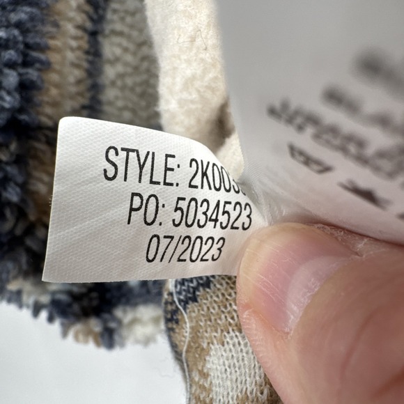 Vineyard Vines Super Shep Pullover Mens M Plaid Sherpa Fleece Half Zip - Picture 7 of 14